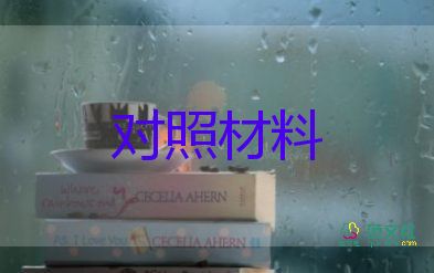 以案促改專題對照材料6篇