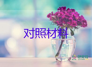 從六個(gè)方面對(duì)照材料最新5篇