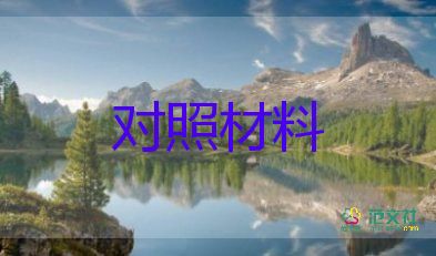 干部四個(gè)意識(shí)個(gè)人對(duì)照材料7篇