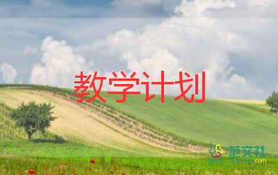 分析式教學(xué)計(jì)劃6篇