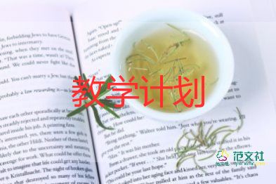 工作教學計劃范文參考8篇