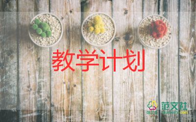 少兒課教學(xué)計(jì)劃5篇