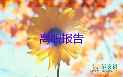 個(gè)人書面辭職報(bào)告6篇